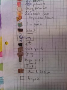 The color scheme with 13 primary color,but each stone of one color comes in different shades